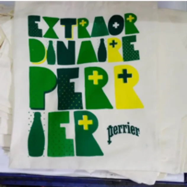 Bolsas promocionales personalizado para Perrier