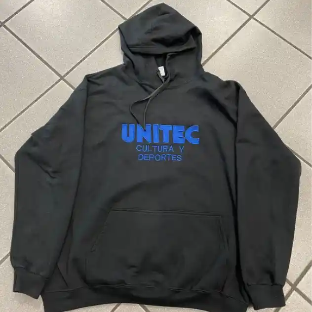 Sudadera con hoodie bordada personalizado para UNITEC