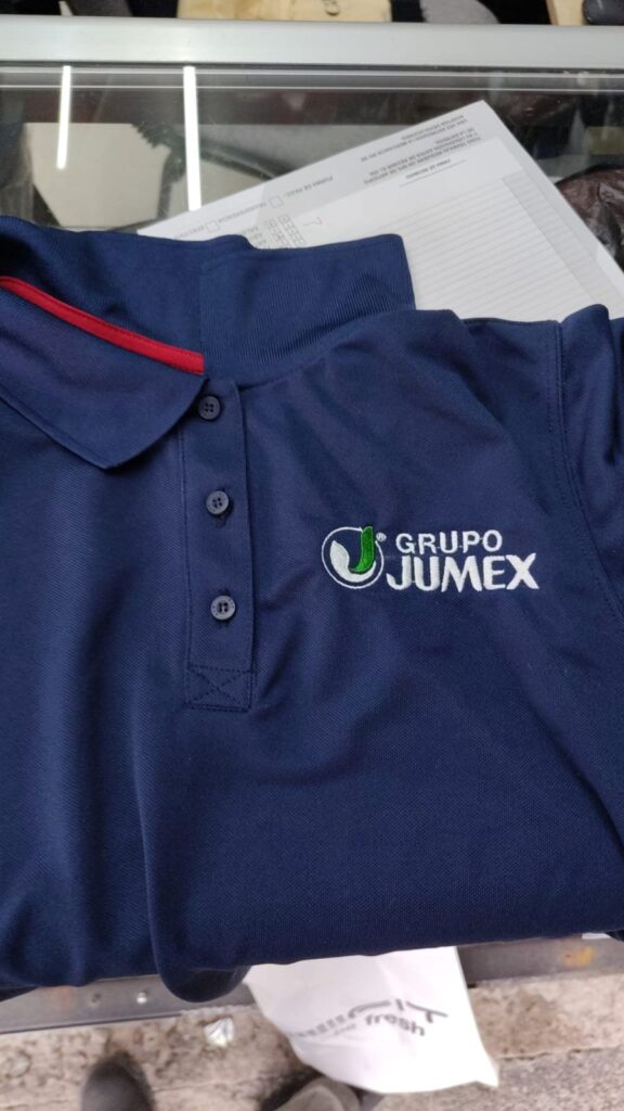 Polos bordados personalizado para Grupo Jumex
