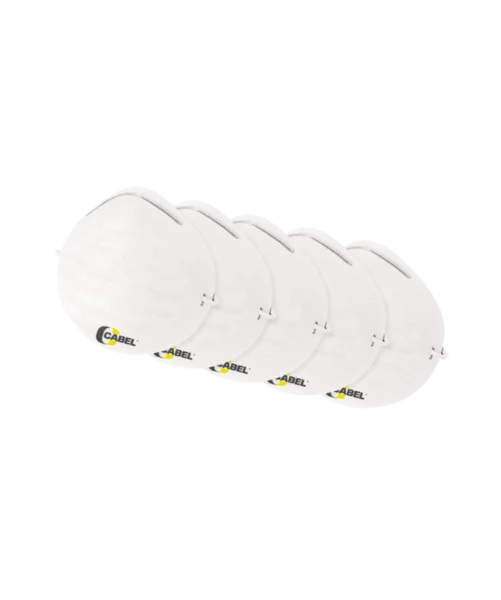 Mascarilla Blanca CON 5 Piezas