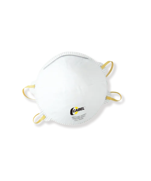Mascarilla Blanca Doble Filtro Cabel