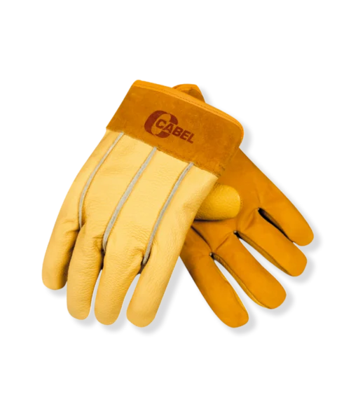 Guante DE Piel Combinado