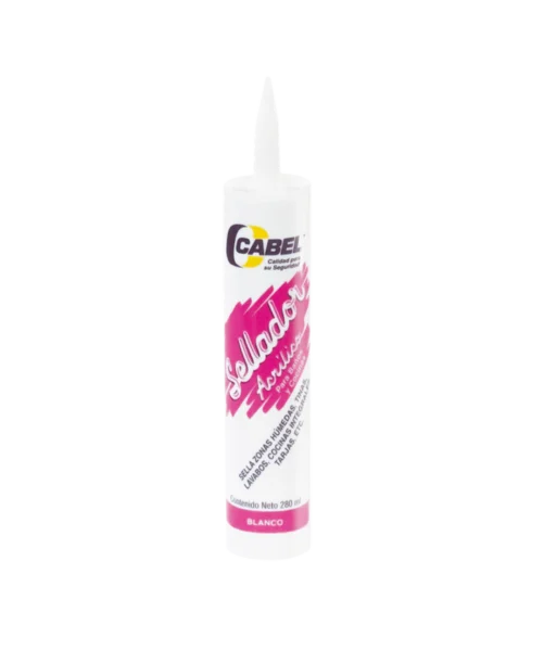 Sellador Acrílico Baños Y Cocinas 280Ml Blanco