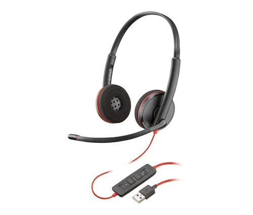 POLY BLACKWIRE 3220 STEREO USB-A HEADSET