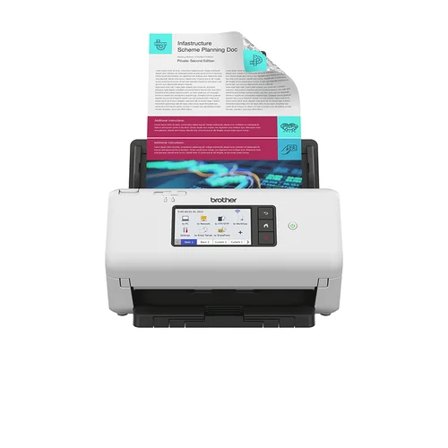 ESCANER DE ESCRITORIO ADS4700W 40PPM DUPLEX ADF 80 WIFI RJ45