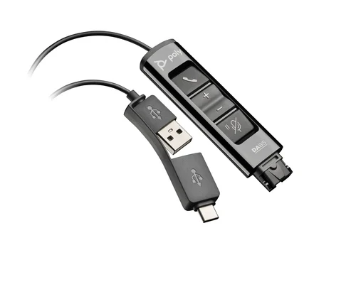 HP POLY DA85 USB TO QD BLACK ADAPTER