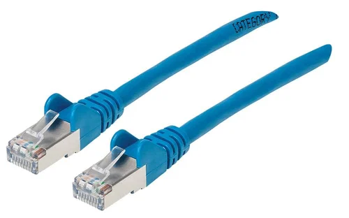 CABLE PATCH CAT6A 0.3M  1.0F  S FTP AZUL
