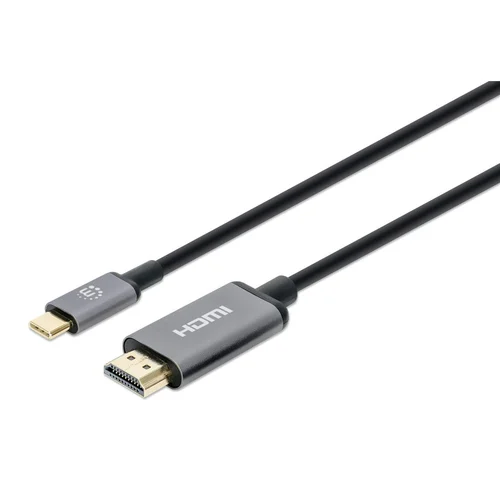 CABLE USB-C A HDMI M 2.0M 4K 60HZ NEGRO