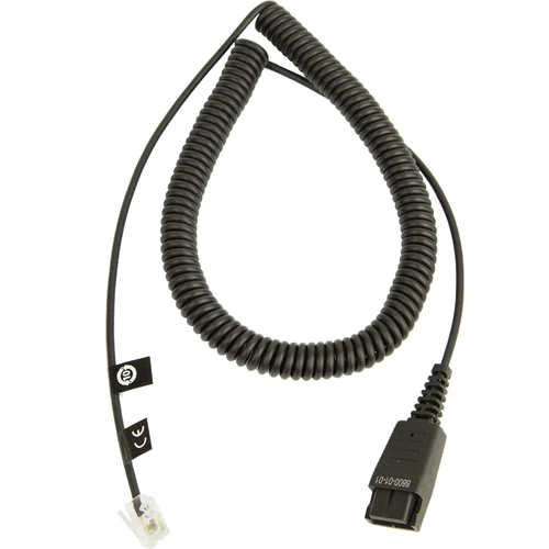 JABRA CABLE QD MACHO – RJ-9 MACHO 2 METROS NEGRO