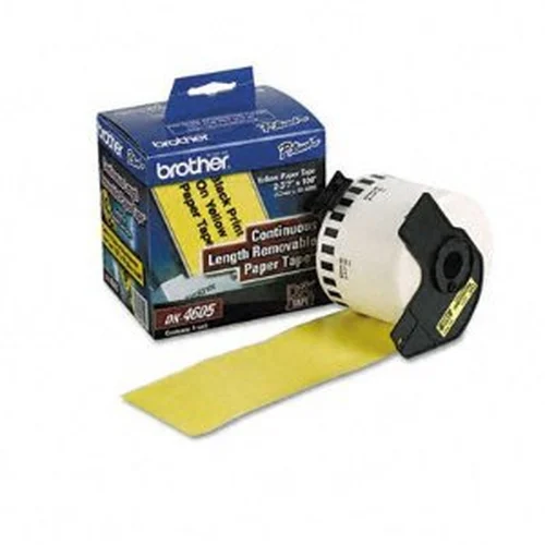 CINTA NEGRO SOBRE AMARILLO 62MM X 30.4M