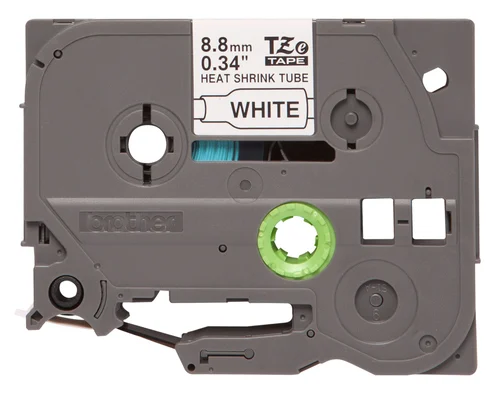 CINTA TERMORRETRACTIL NEGRO SOBRE BLANCO 9MM