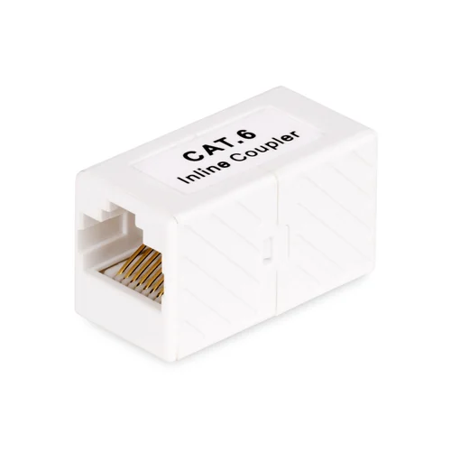 ACOPLADOR RJ45 ACOPLADOR CAT6 HEMBRA – PAQUETE DE 5