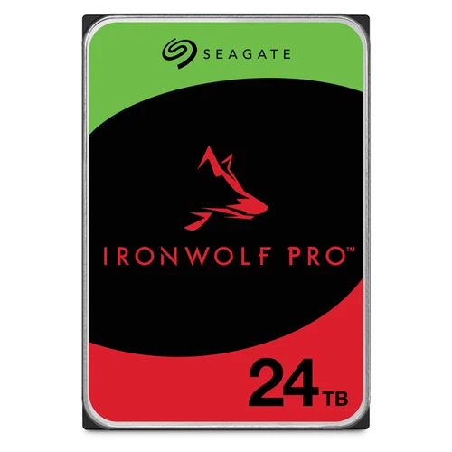 DISCO DURO INTERNO 3.5IN 24TB SATA 7200RPM 512MB IRONWOLF PRO