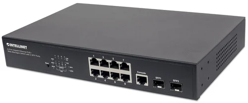 POE SWITCH WEBADMIN GB  8 PTOS 30W  PTO 140W 2 SFP PORTS