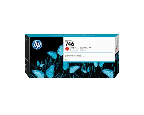 HP 746 300-ML CHROMATIC RED INK CARTRIDGE