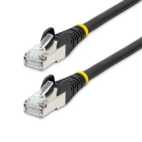 CABLE 7.6M DE RED CAT6A NEGRO SNAGLESS POE  100W RJ45