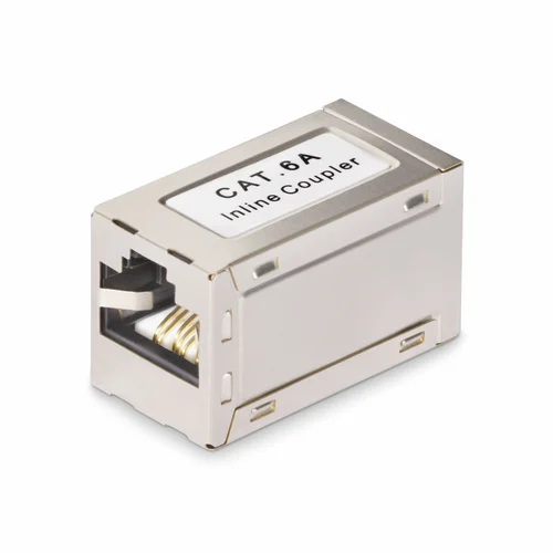 ACOPLADOR RJ45 BLINDADO CAT6 A HEMBRA A HEMBRA