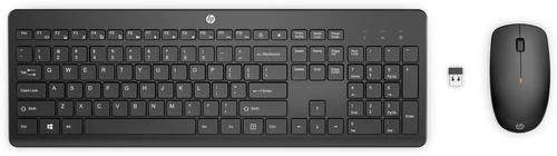 COMBO TECLADO Y MOUSE OPTICO HP 235 INALAMBRICO 1600PPP 1YW