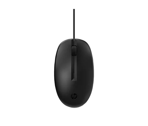 MOUSE OPTICO HP 125 CON CABLE USB-A 3 BOTONES 1200PPP NEGRO 1YW