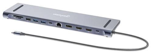 DOCKING USB-C 12PTOS HDMI DP US B-C CON PD USB-AX3 RJ45 SD 3.5