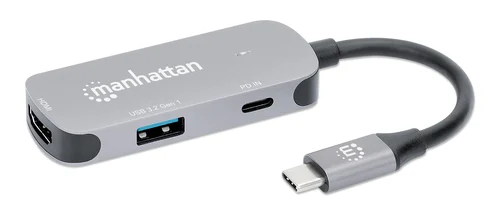 DOCKING USB-C  3 PTOS HDMI USB-A USB-C CON PD