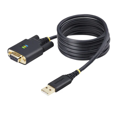 2M USB TO SERIAL NULL MODEM ADAPTER CABLE FTDI RS232