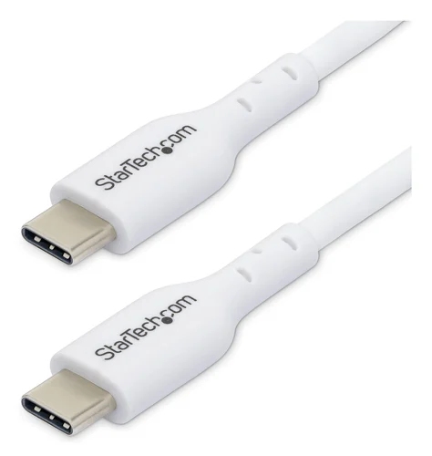 CABLE DE CARGA USB-C BLANCO DE 2M – UCB TIPO C – PD 60W 3A