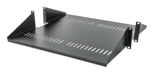CHAROLA RACK 19 DOBLE LADO 2U 45CM VENT 25KG