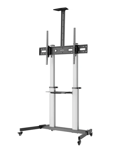 SOPORTE TV TIPO CARRO 100 KG 60PG A 80PG ALTURA AJUSTABLE