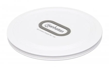 CARGADOR INALAMBRICO DE CELULAR 15W QI REDONDO BLANCO