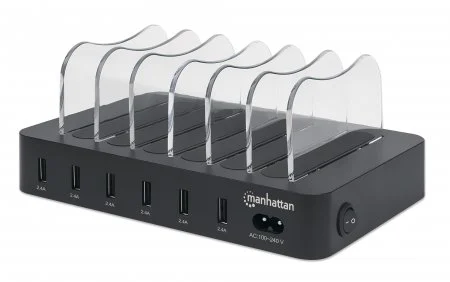 ESTACION DE CARGA USB-A 6 DISPOSITIVOS 50W