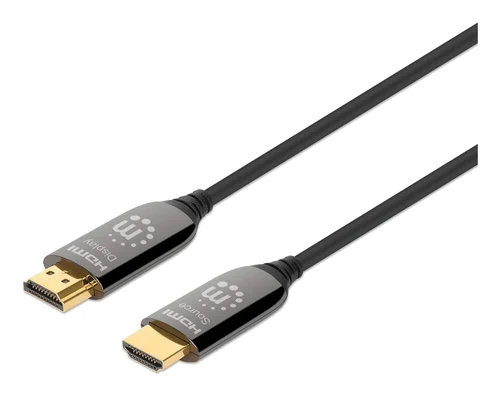 CABLE HDMI 2.1 FIBRA OPTICA 10M 8KA60HZ CERTIFICADO