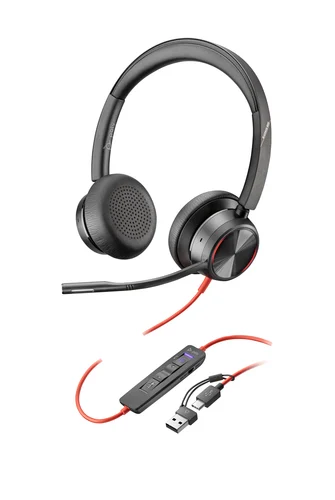 HP POLY BLACKWIRE 8225 TEAMS USB-C HEADSET USB-C/A ADAPTER