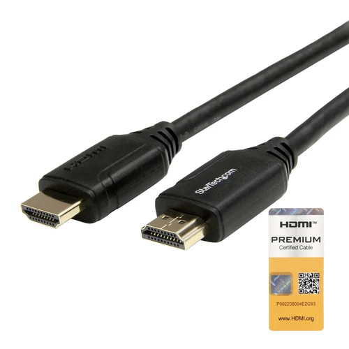 CABLE DE 50CM HDMI 2.0 CERTIFIC ADO PREMIUM CON ETHERNET