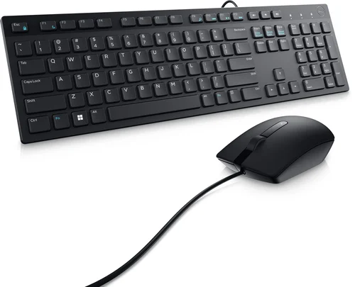 KIT TECLADO Y MOUSE ALAMBRICO KM300C USB NEGRO 1YW