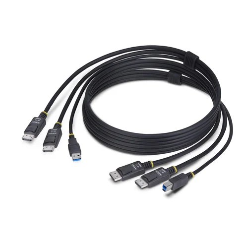DISPLAYPORT AND USB3.0 5GBPS KVM CABLE 1.8M