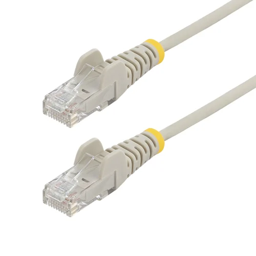 ETHERNET CABLE CAT6 THIN 10M GREY – SNAGLESS – LSZH