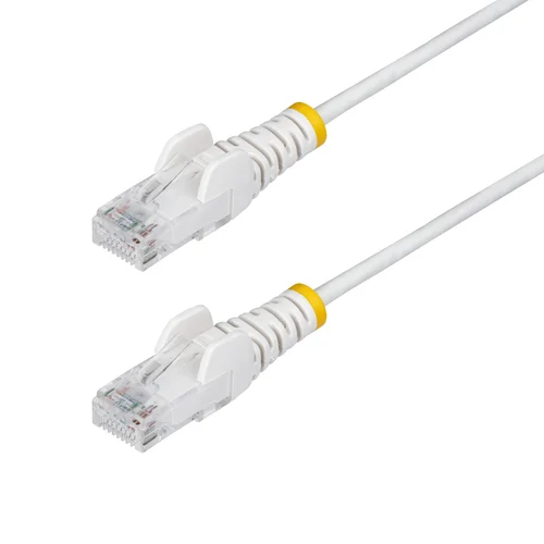 CABLE ETHERNET CAT6 DELGADO 10M BLANCO – SNAGLESS – LSZH