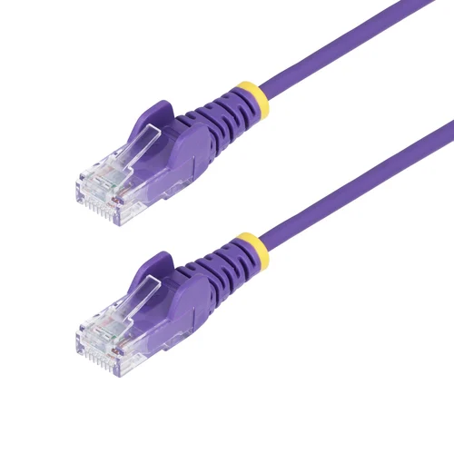CABLE ETHERNET CAT6 DELGADO 10M MORADO – SNAGLESS – LSZH