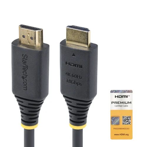 CABLE HDMI CERTIFICADO PREMIUM DE 3M 4K 60HZ HDR10 ARC