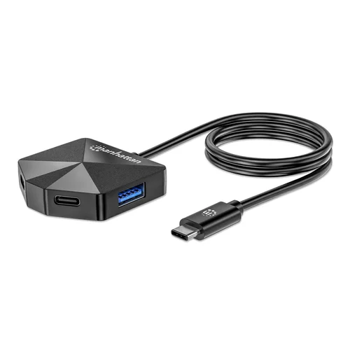 HUB USB-C 3.2 CON 4 PUERTOS 2 USB-A Y 2 USB-C 5GBPS