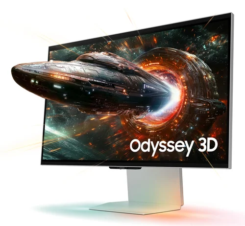 MONITOR SAMSUNG ODYSSEY 27 3D G90XF 4K IPS 1MS 165HZ HDMI PLATA