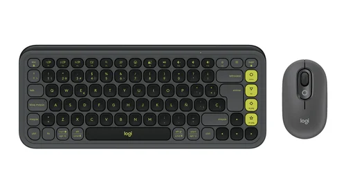KIT TECLADO Y MOUSE LOGITECH POP ICON GRAPHITE BT MULTIDISPOSITI