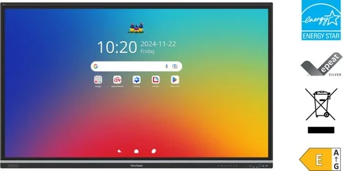 PANTALLA PLANA INTERACTIVA 75IN ANDROID EDLA VIEWBOARD 4K 16:9