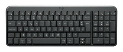 TECLADO LOGITECH K250 GRAPHITE COMPACT BT 10MT RESISTE SALPICADURA