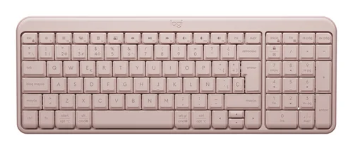 TECLADO LOGITECH K250 ROSE COMP BT 10MTS RESISTE SALPICADURAS