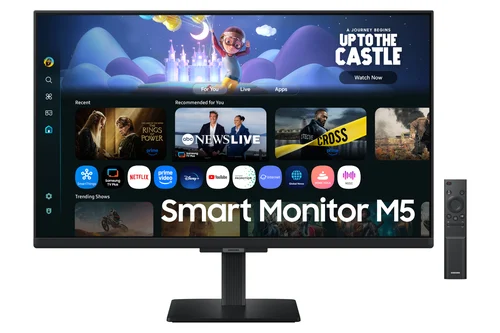 MONITOR SAMSUNG SMART 27 M5 FHD VA/8MS/60HZ/HDR10/NEGRO/HDMI/WIFI/B