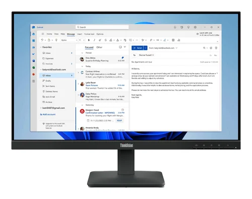 MONITOR LENOVO 23.8 S24-4E  FH D 1920X1080 IPS DISPLAY ANTI-GLARE