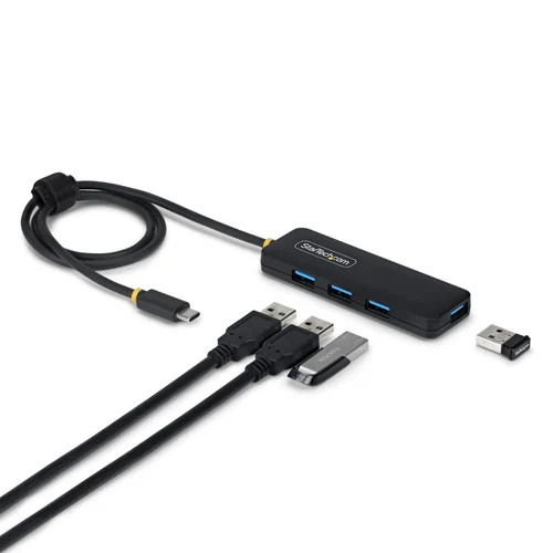 HUB USB-C DE 4 PUERTOS USB-A 5GBPS – ALIMENTADO POR EL BUS