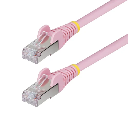 CABLE ETHERNET CAT6A ROSA 0.3M – SNAGLESS – S-FTP – LSZH
